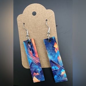 Geometric Shape Inspired Earrings